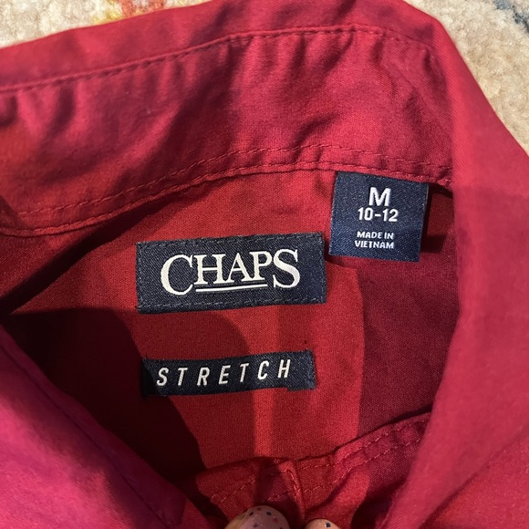 Boys Chaps dress shirt size 10/12 - Picture 2 of 3
